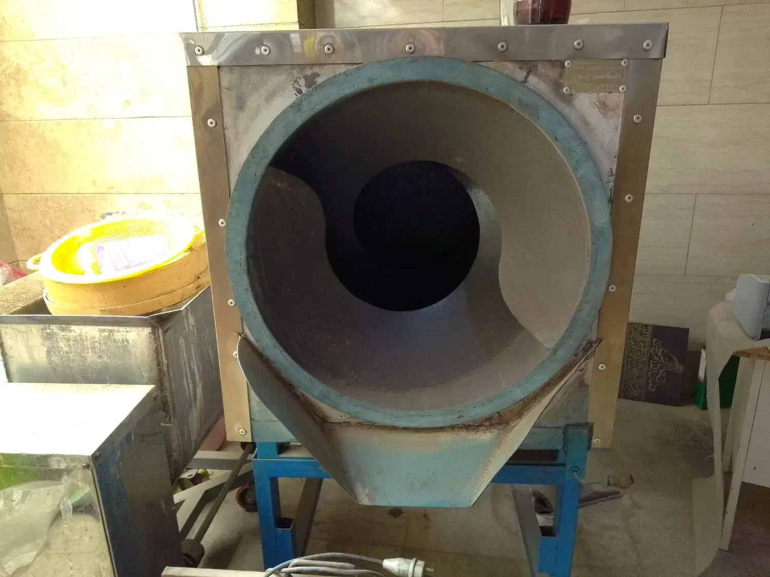 دستگاه حلزونی تفت تخمه و همزن لوک تمام استیل در حد|ماشینآلات صنعتی|ری, ظهیرآباد|دیوار