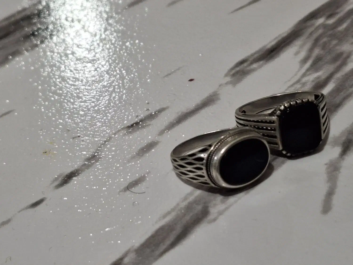 انگشتر نقره مردونه|جواهرات|گرمسار, |دیوار