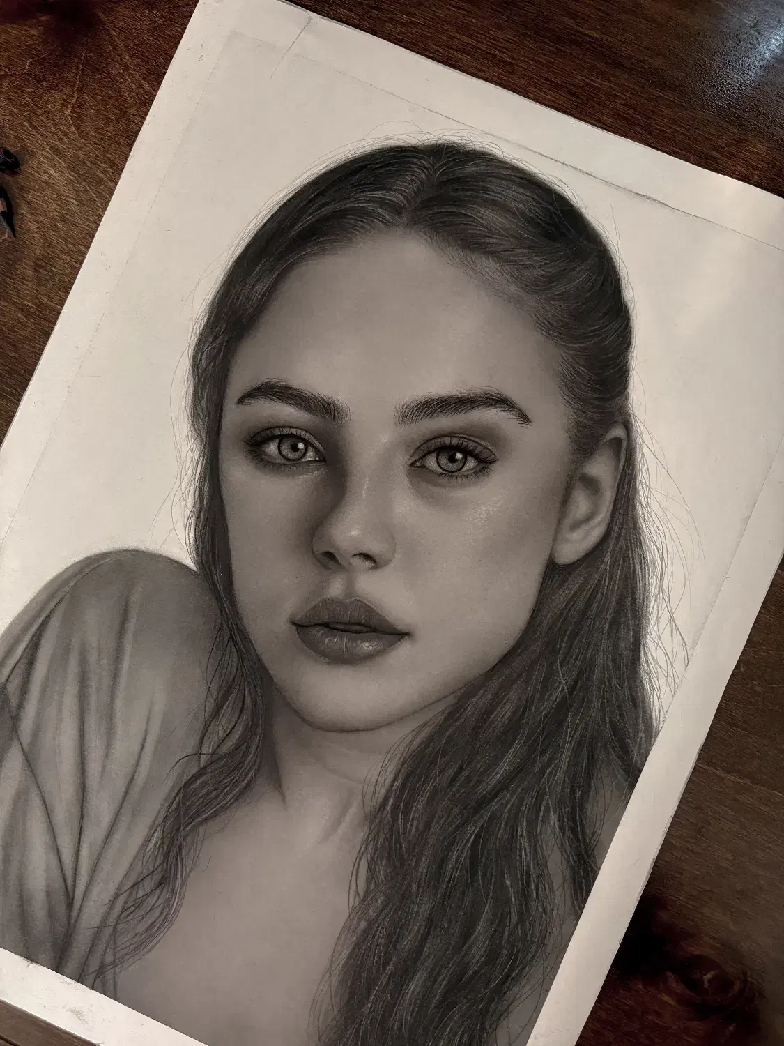 سفارش طراحی چهره هایپررئال|تابلو، نقاشی، عکس|خمین, |دیوار