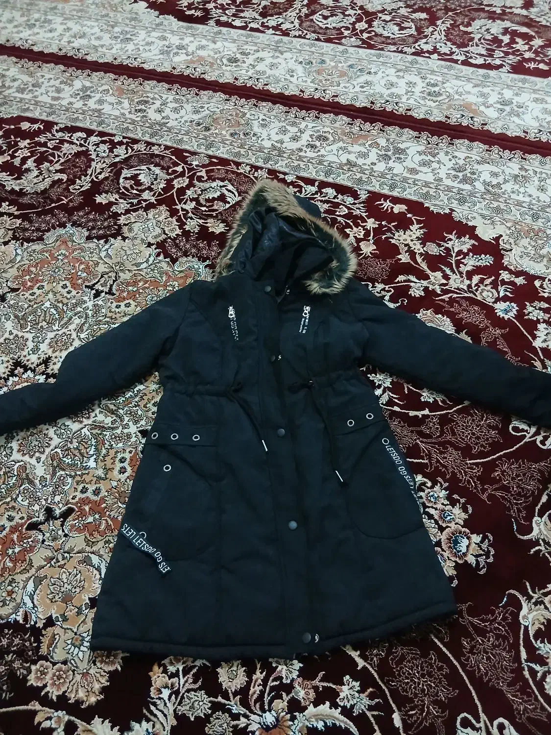 پالتو یا کاپشن مشکی نو نو بدون استفاده|لباس|کرمانشاه, |دیوار