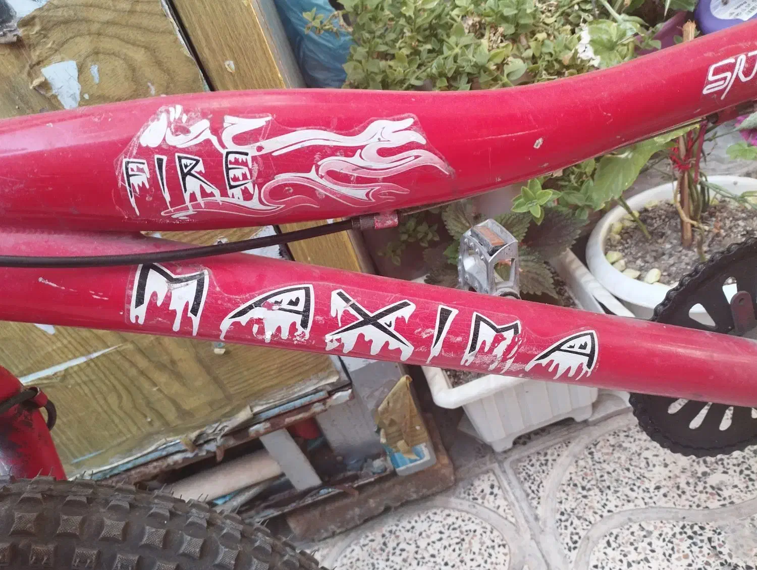 دوچرخه ماکسیما Fire قرمز، سالم و آماده|دوچرخه، اسکیت، اسکوتر|شهریار, شهرک نماز (دینار آباد)|دیوار