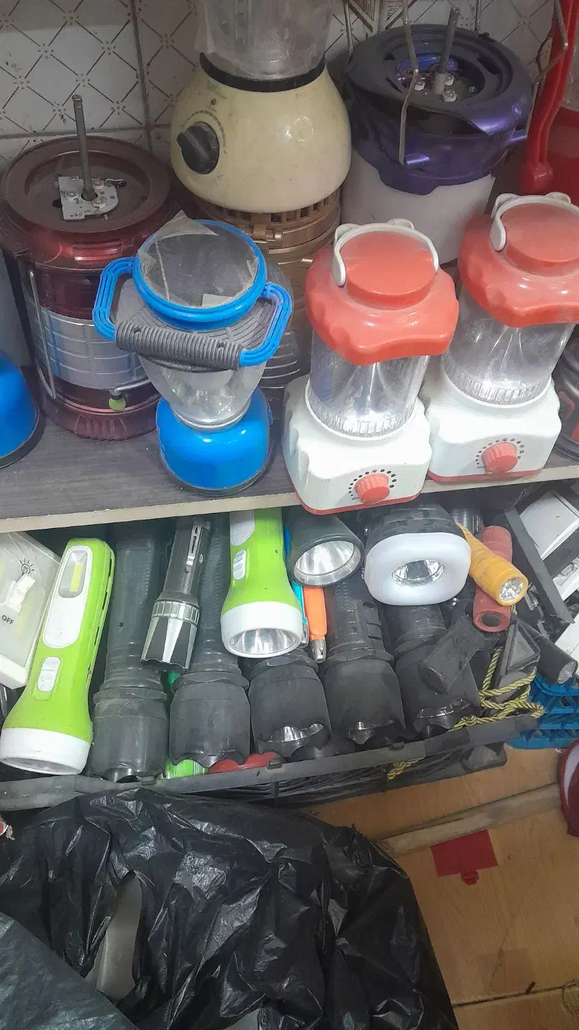 چراقوه و چراغ های شارژی استوک|لامپ و چراغ|جوانرود, |دیوار