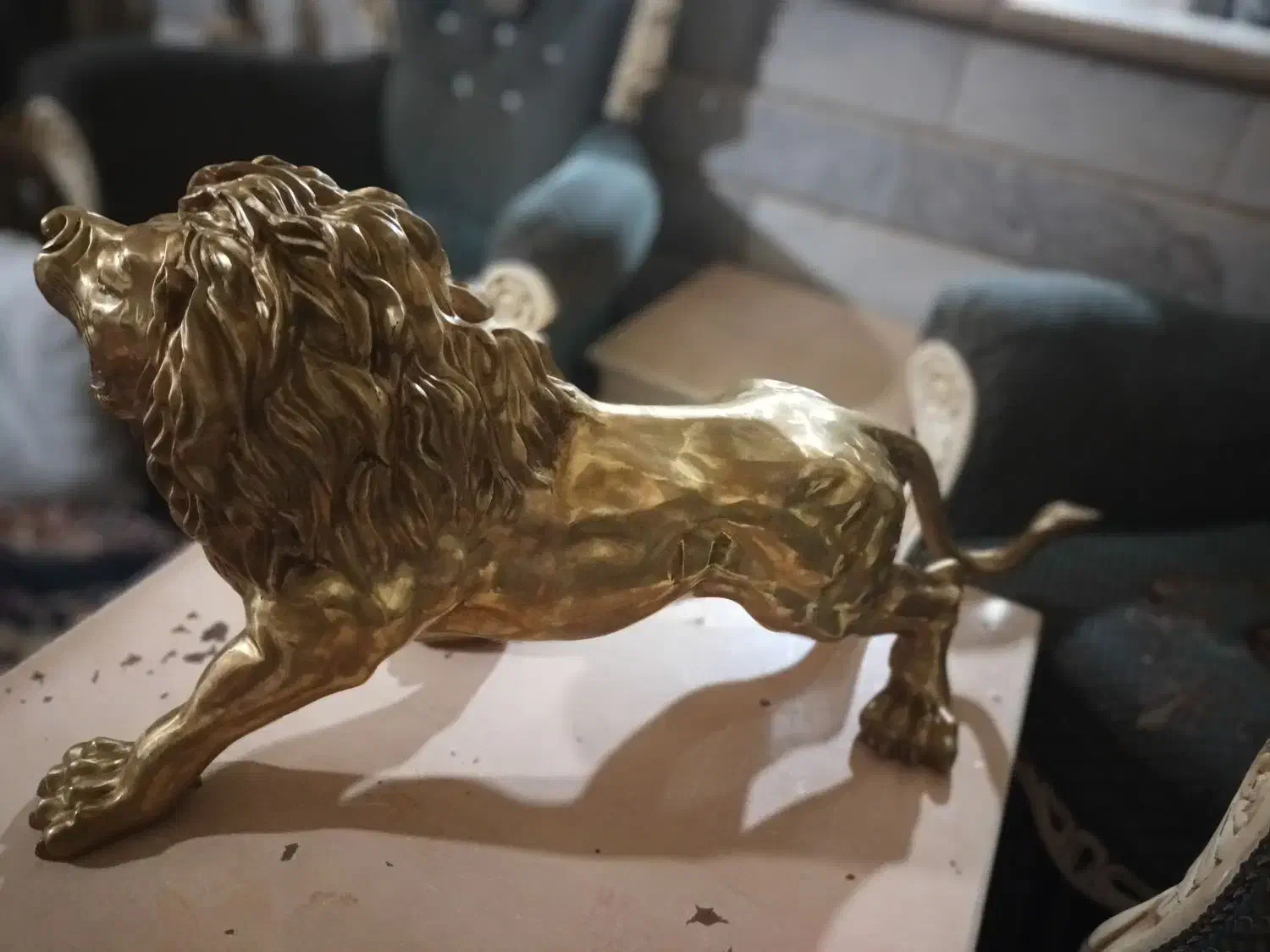 شیرتمام برنجی وفرش تمام ابریشم مجارستان|فرش|قم, علی آباد سعدگان|دیوار