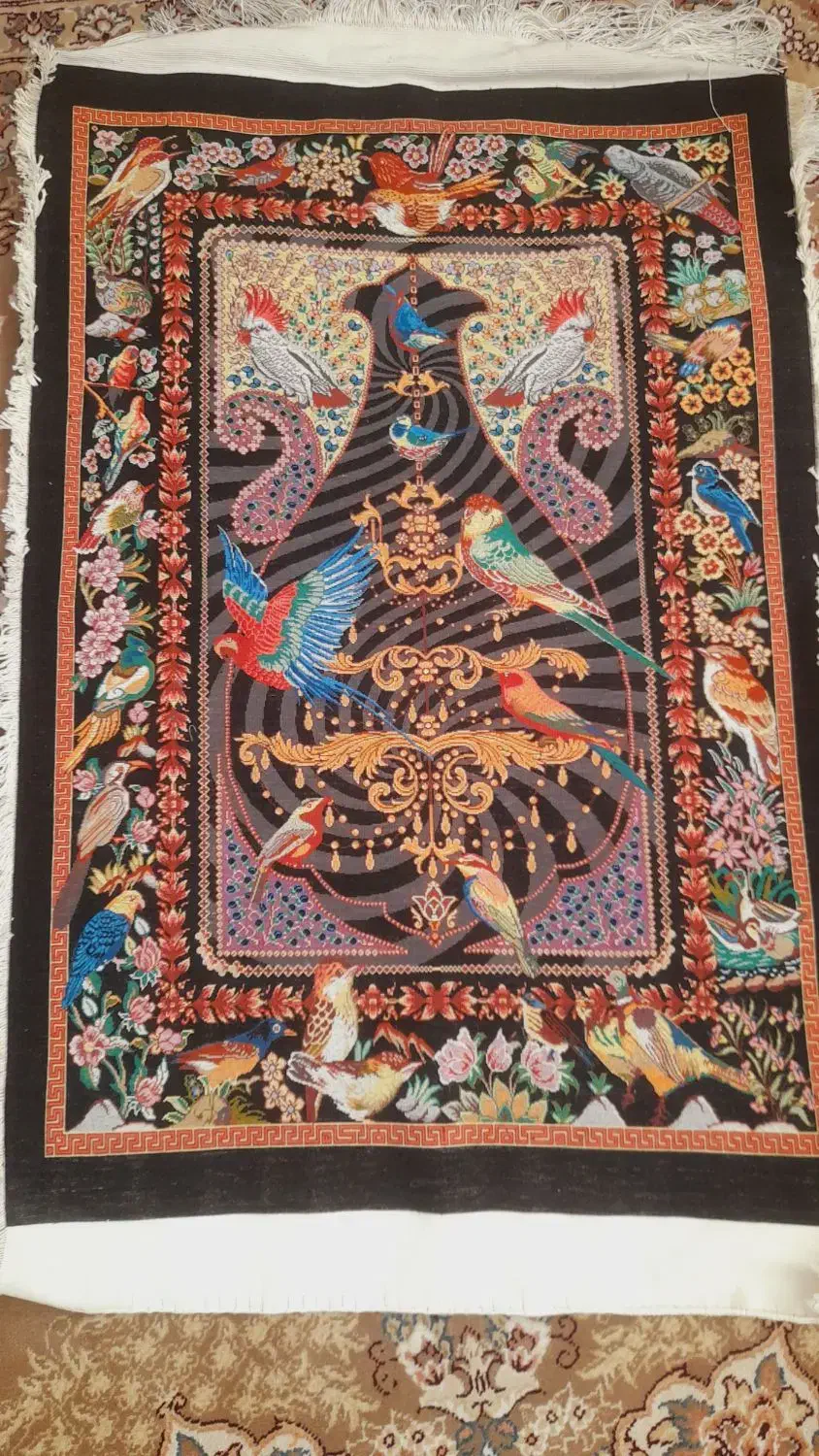 فرش دستبافت|تابلو فرش|قم, قلعه کامکار|دیوار