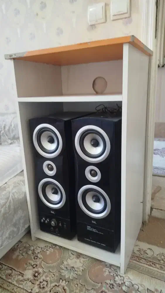 یک جفت باند اسپیکر آمپی فایر حرفه ای|سیستم صوتی خانگی|تبریز, |دیوار