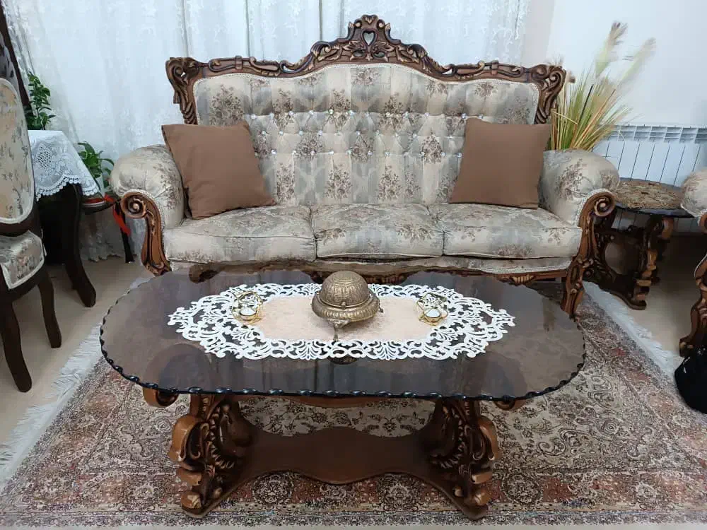 مبل استیل( سلطنتی)|مبلمان خانگی و میز عسلی|صدرا-فارس, فاز ۱|دیوار
