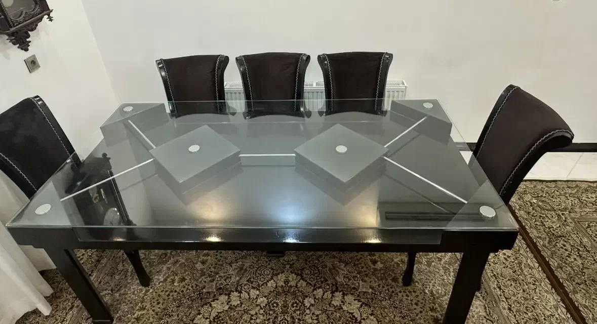 میز ناهار خوری ۸ نفره|میز و صندلی غذاخوری|مینودشت, |دیوار