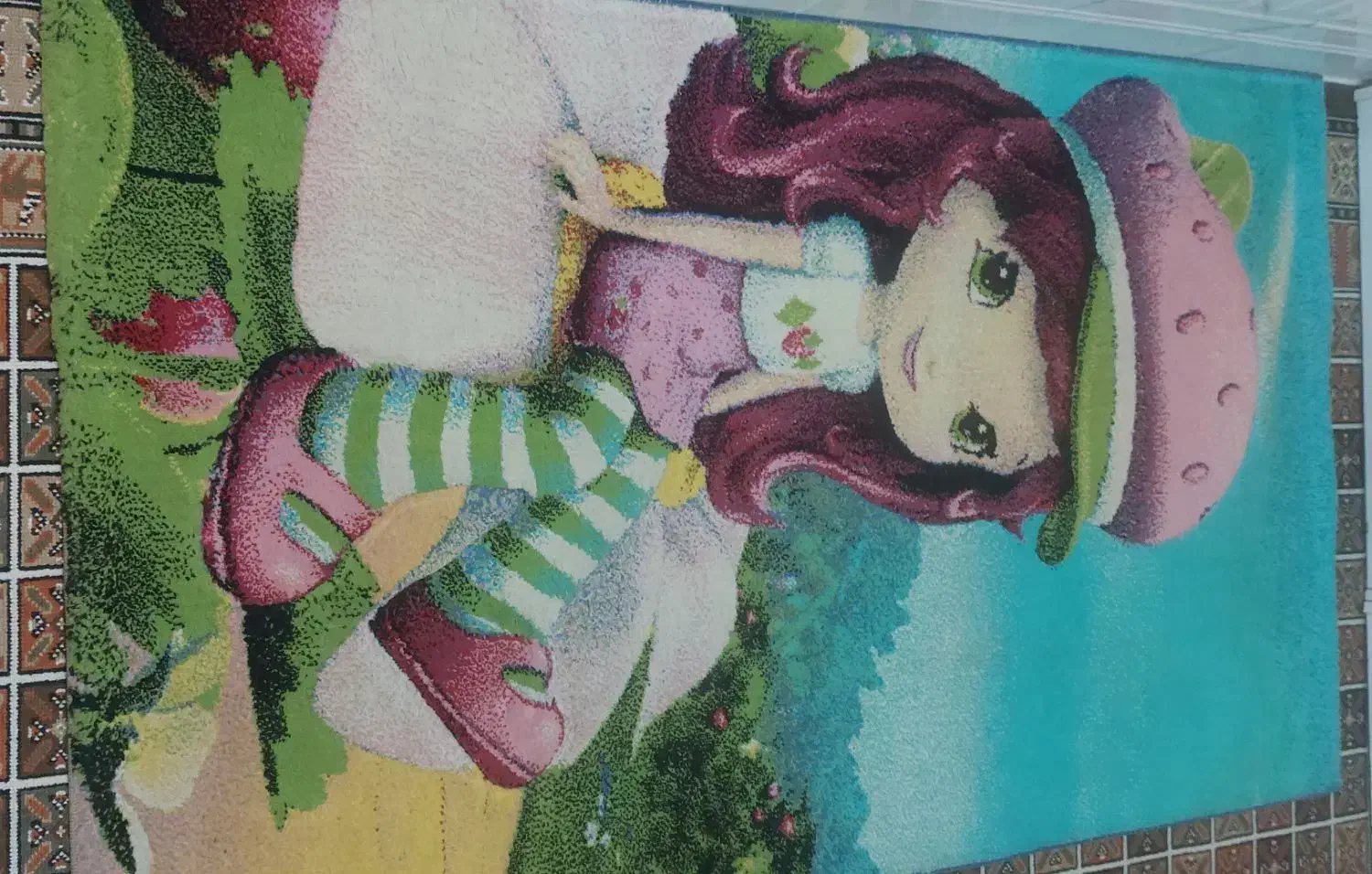 فرش و لوستر و ساعت توت فرنگی|فرش|چهاردانگه (تهران), |دیوار