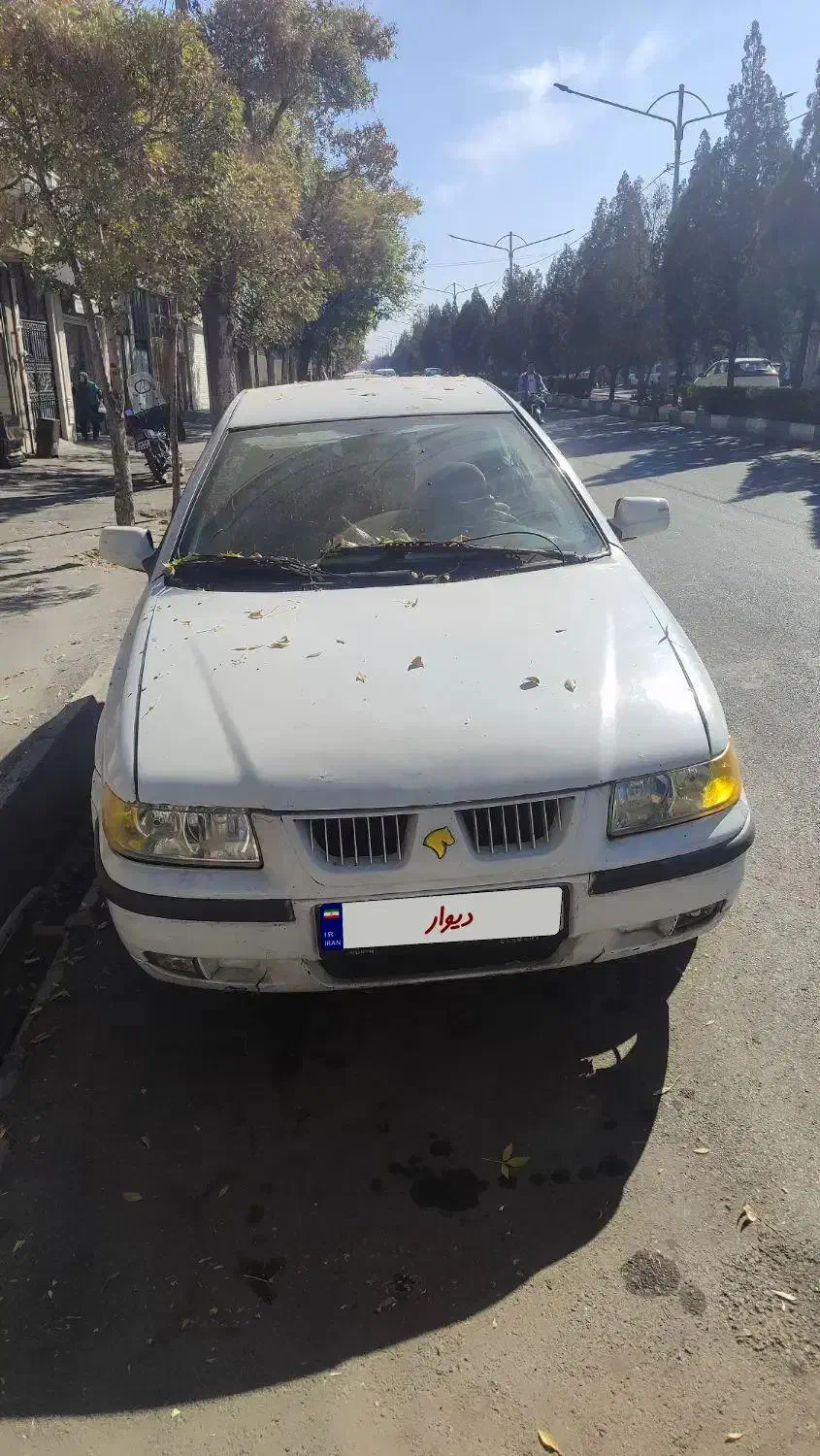 سمند 81سفید فابریک|خودرو سواری و وانت|اراک, |دیوار