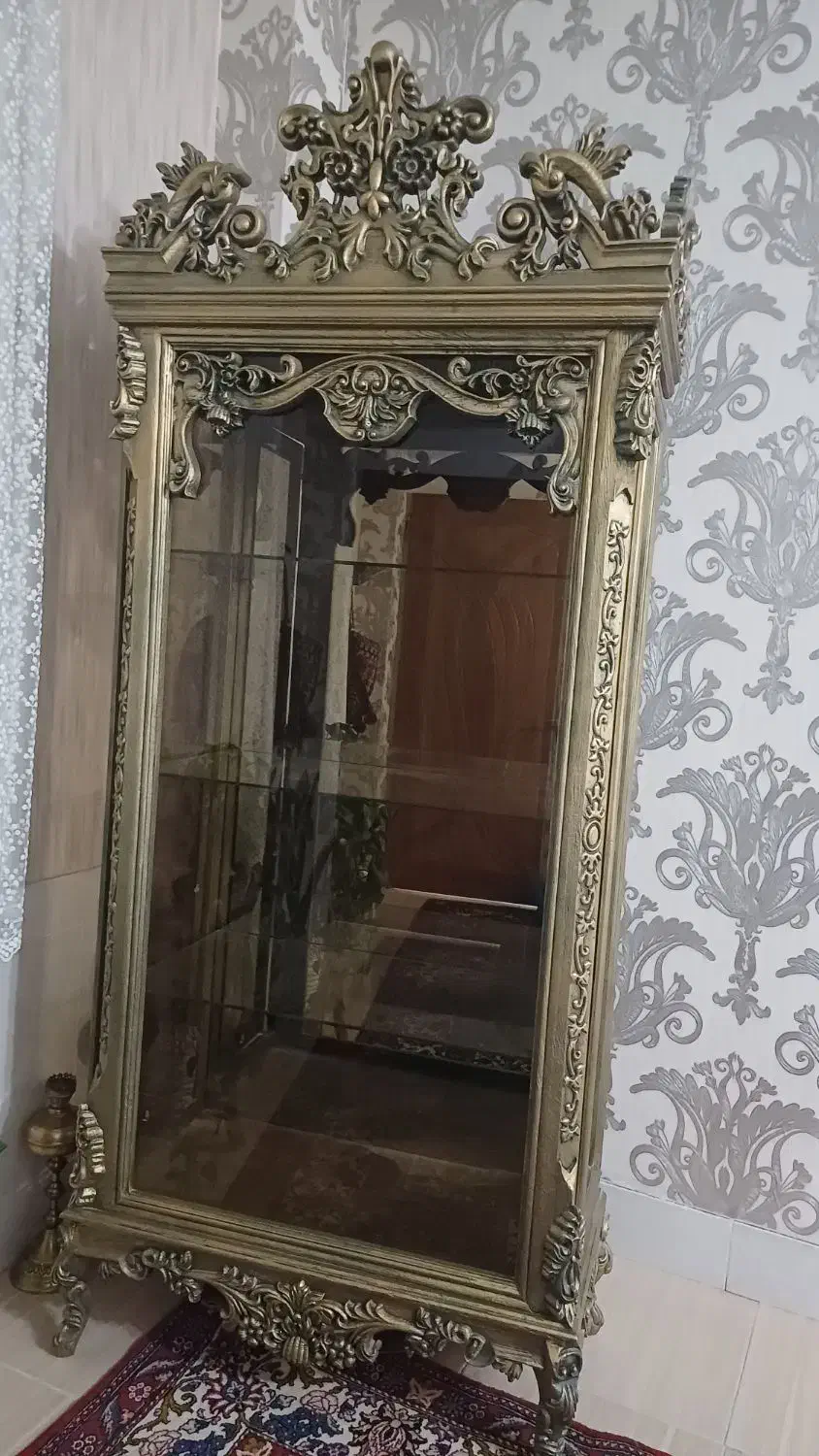 ویترین چوبی|بوفه، ویترین، کنسول|لردگان, |دیوار