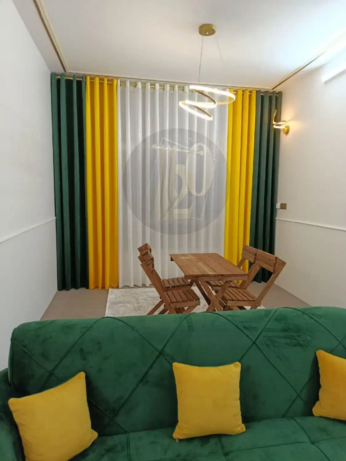 پرده آماده۶۵۳۵۷ اقساط پردیسان پانچ مینیمال ورتیکال|پرده، رانر، رومیزی|قم, پردیسان|دیوار