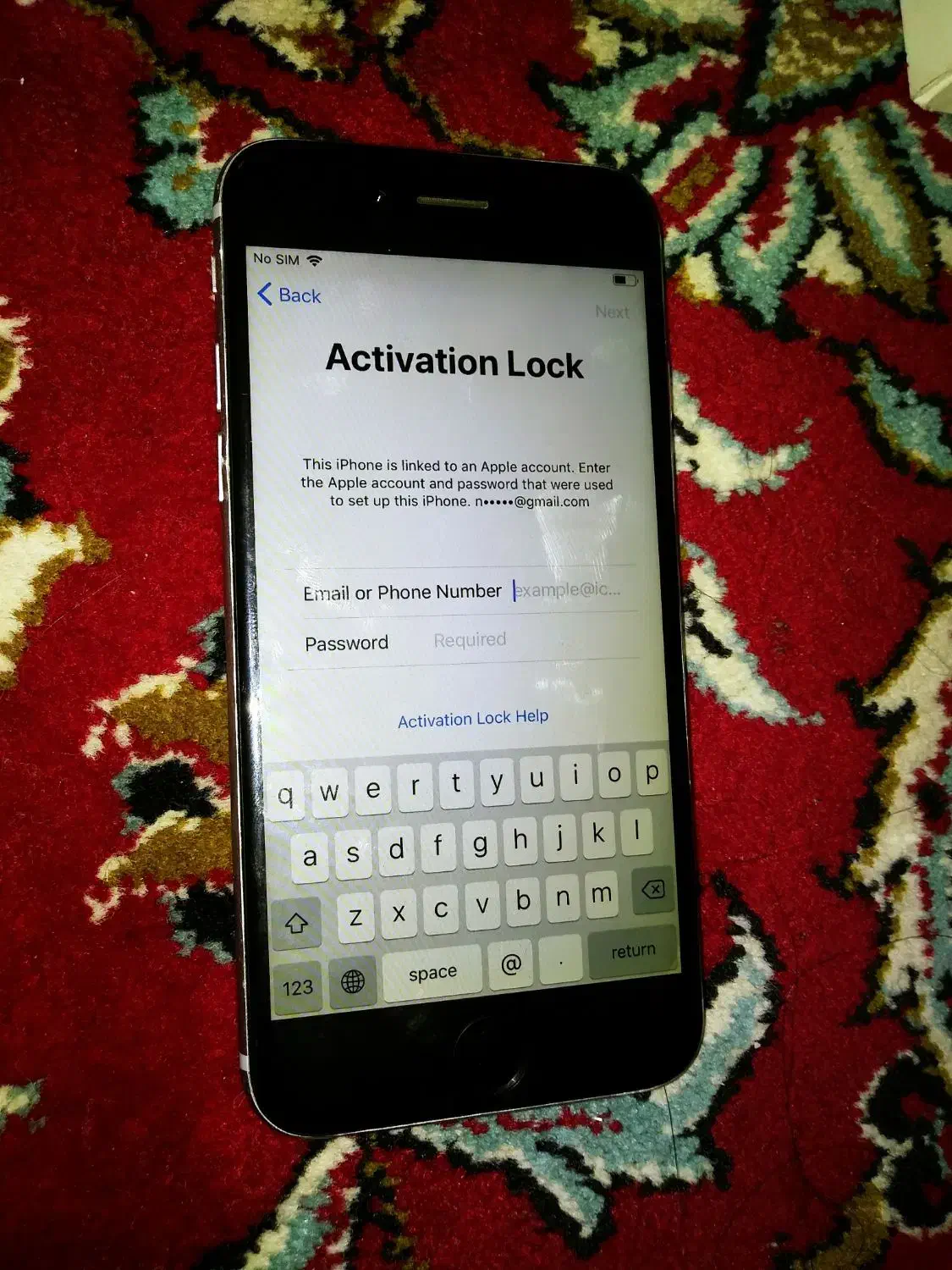 ایفون 6 lock|موبایل|قم, دانش|دیوار