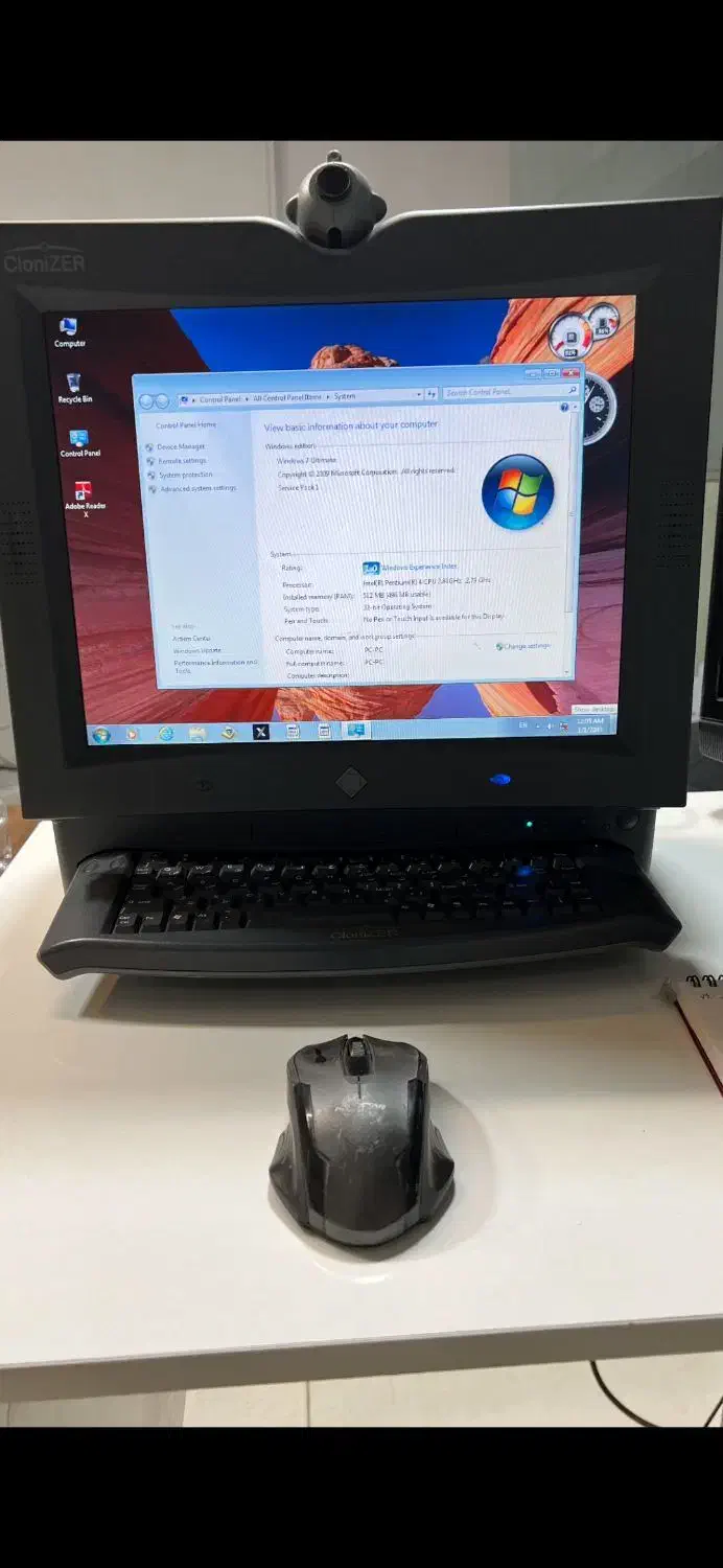 کامپیوتر کلونایزر all in one|رایانه رومیزی|مشهد, چهارچشمه|دیوار