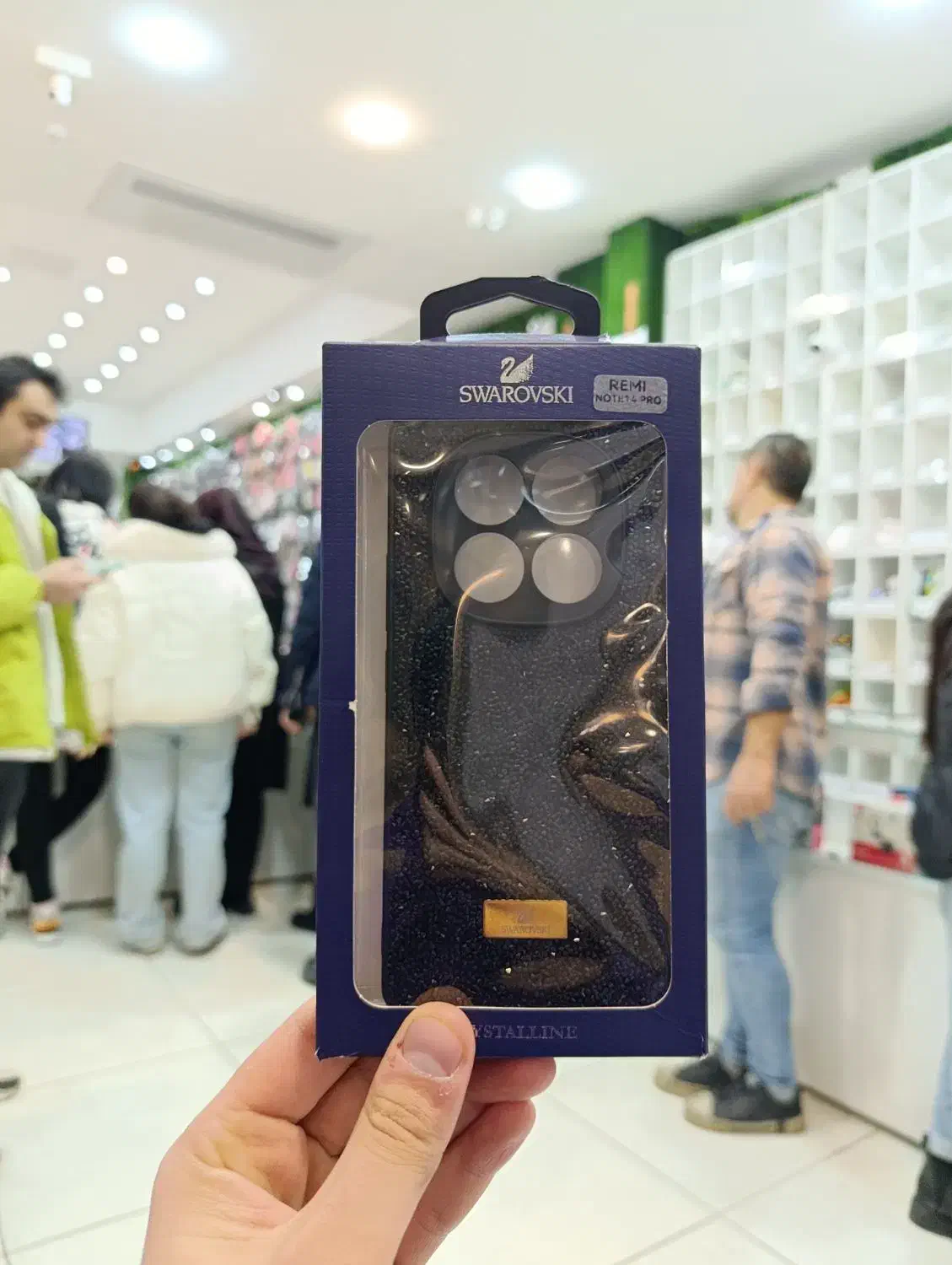 قاب Swarovski فول نگین not 14 pro|لوازم جانبی موبایل و تبلت|قزوین, |دیوار