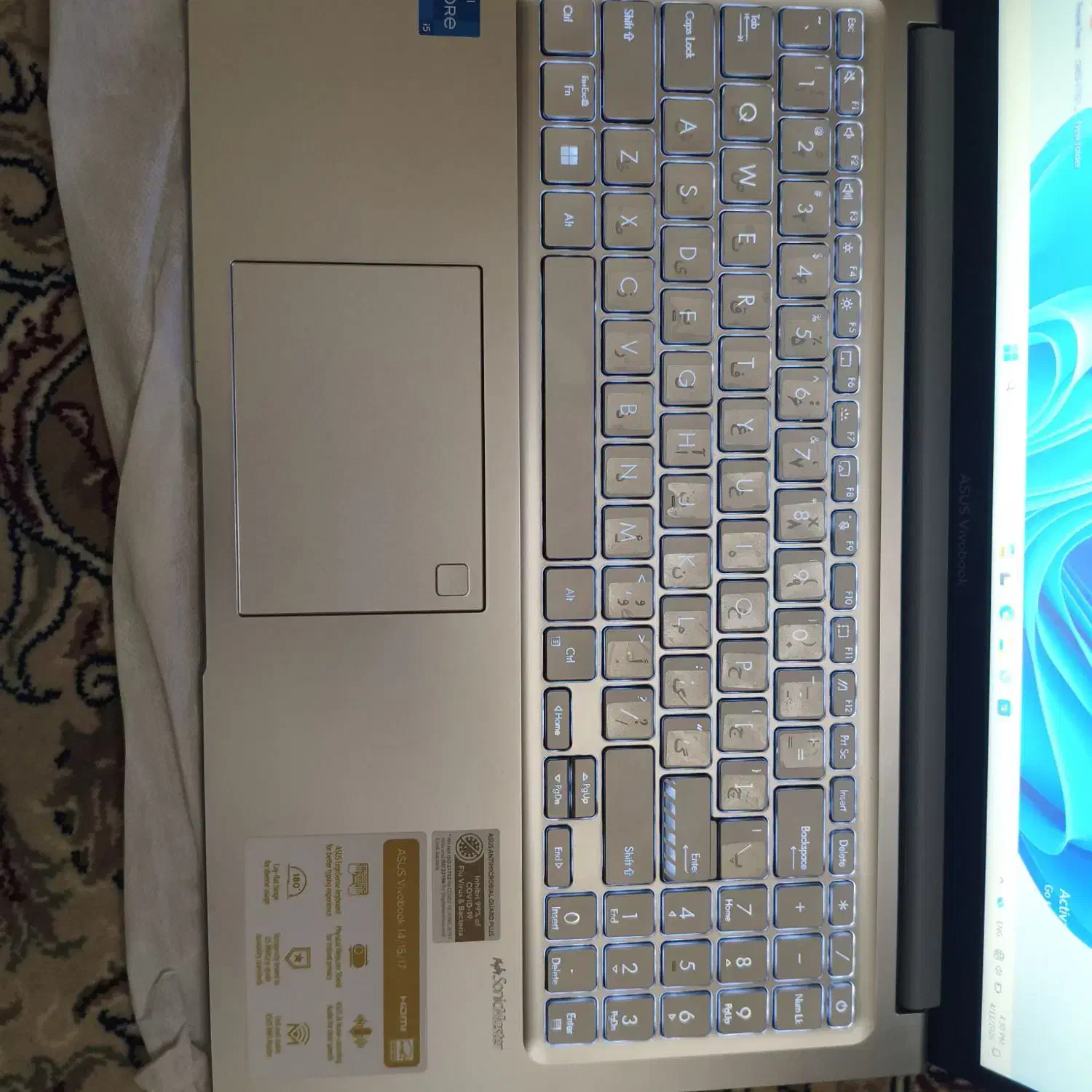 Asus vivo book لبتاب|رایانه همراه|اصفهان, جامی|دیوار