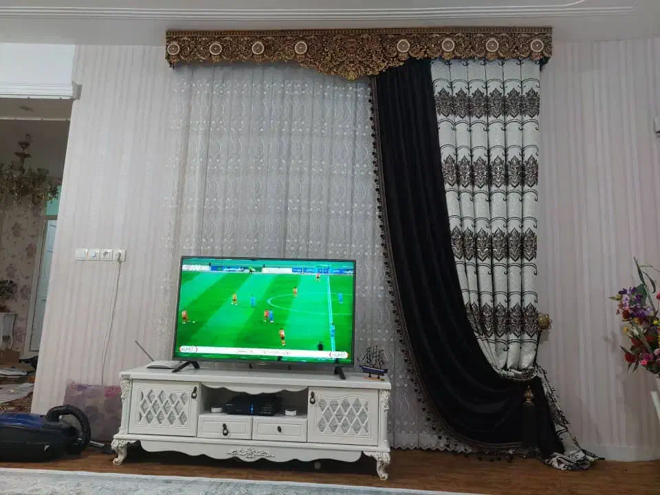 پرده پذیرایی و پرده اتاق خواب|پرده، رانر، رومیزی|رامهرمز, |دیوار