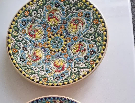 بشقاب مینا کاری|صنایع دستی و سایر لوازم تزئینی|قرچک, شهرک طلائیه|دیوار