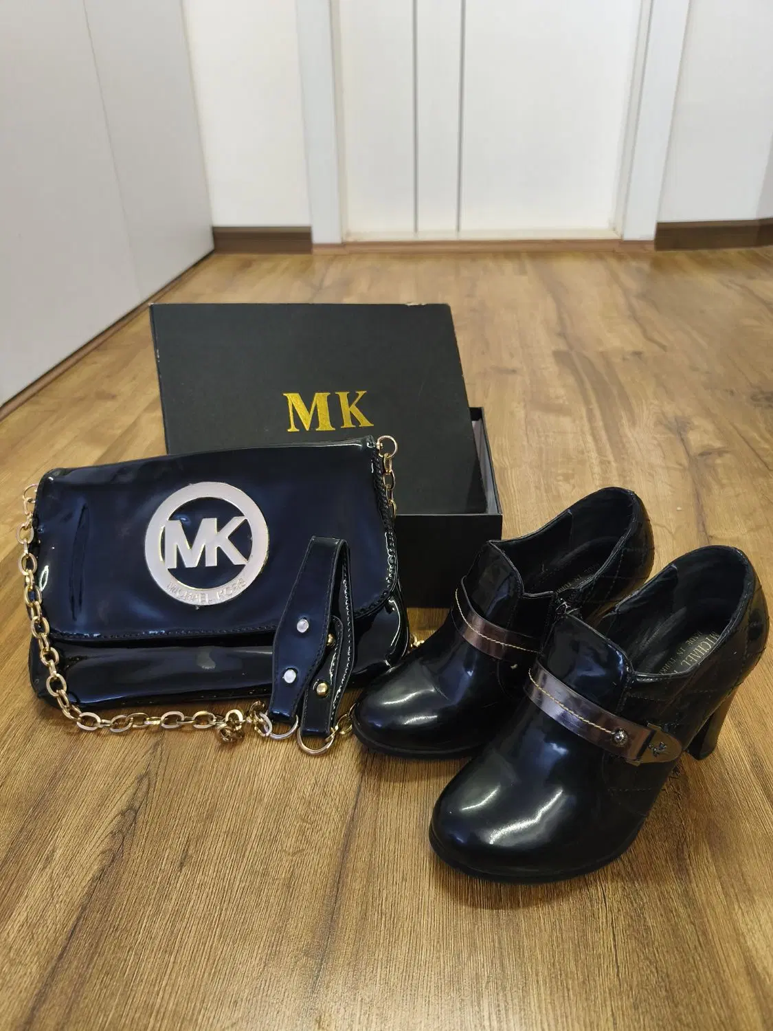 ست کیف و کفش مجلسی Michael Kors (ورنی مشکی)|کیف، کفش، کمربند|تهران, پرواز|دیوار