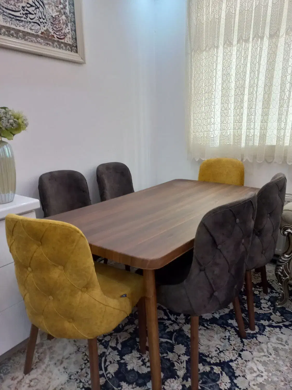 میز ناهارخوری|میز و صندلی غذاخوری|فردوسیه, |دیوار