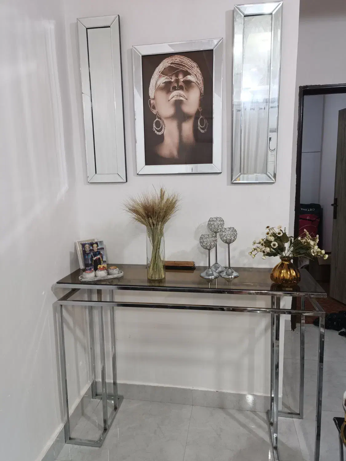 جلو مبلی و دوعدد عسلی کنسول|مبلمان خانگی و میز عسلی|اهواز, کوی مهدیس|دیوار