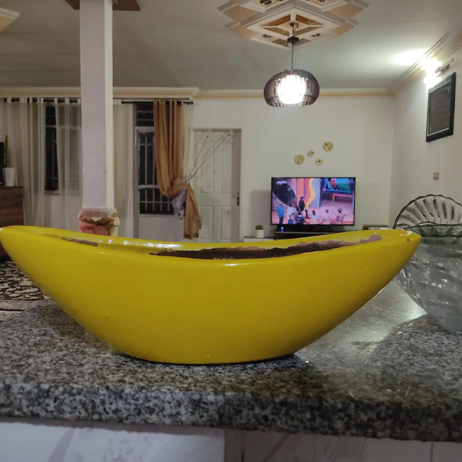 دوعدد گلدان سفالی|گل مصنوعی|مشهد, خواجه ربیع|دیوار