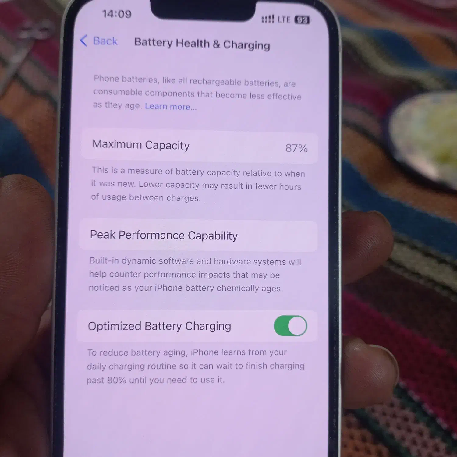 ایفون ۱۳نورمال سفید|موبایل|کرمان, |دیوار