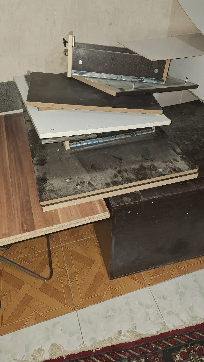 فروش میزد طرح ال تمامmdf|دفتر کار|بانه, |دیوار