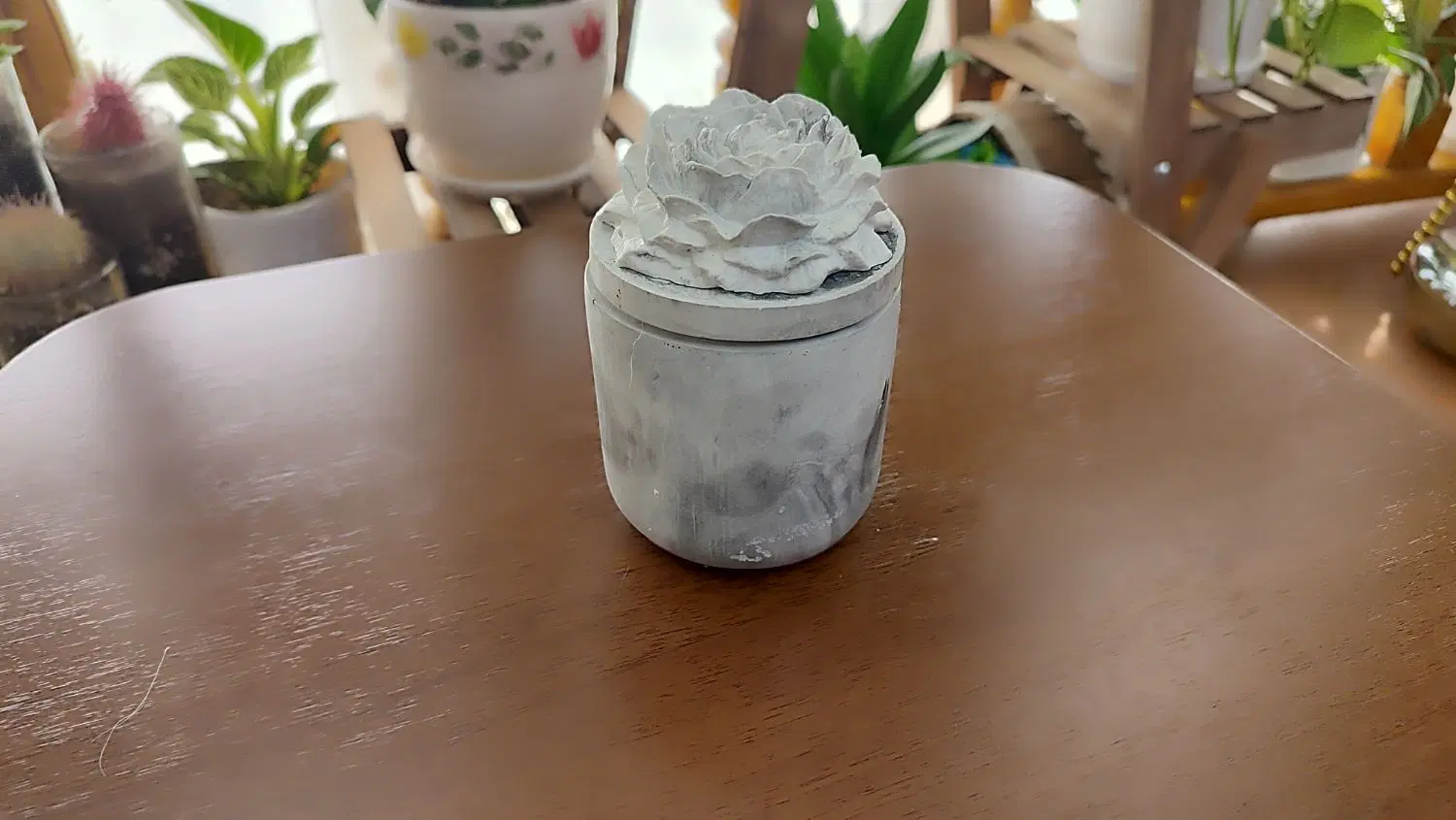 جا شمعی با شمع و در گل رز|صنایع دستی و سایر لوازم تزئینی|تهران, کوی فراز|دیوار
