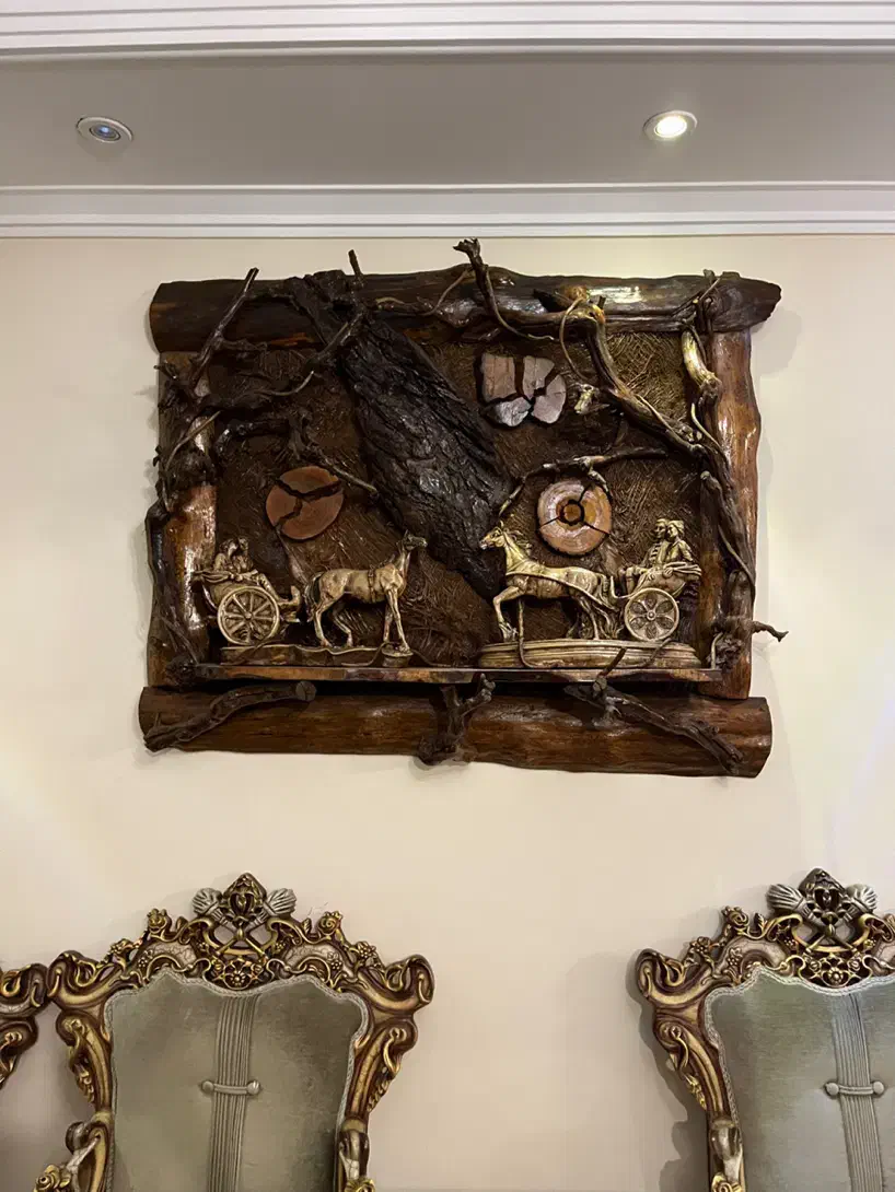 بار و تابلو چوب با طرح خاص|بوفه، ویترین، کنسول|تهران, قلهک|دیوار