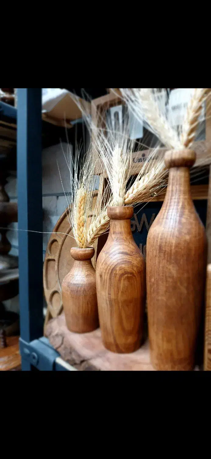 گلدون های چوبی دکوری سفالی|گل مصنوعی|تهران, خلیج فارس|دیوار