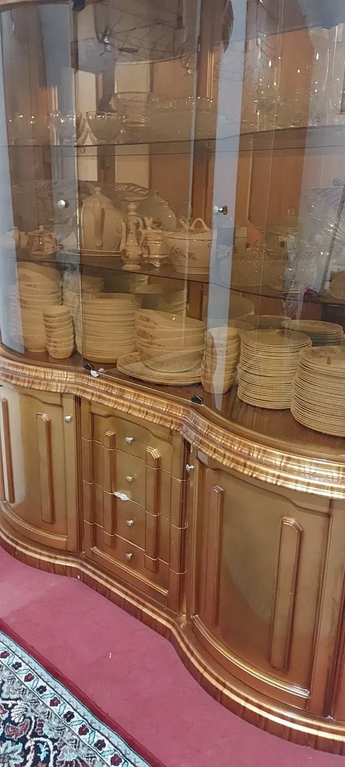 بوفه دو تیکه|بوفه، ویترین، کنسول|الوند, |دیوار