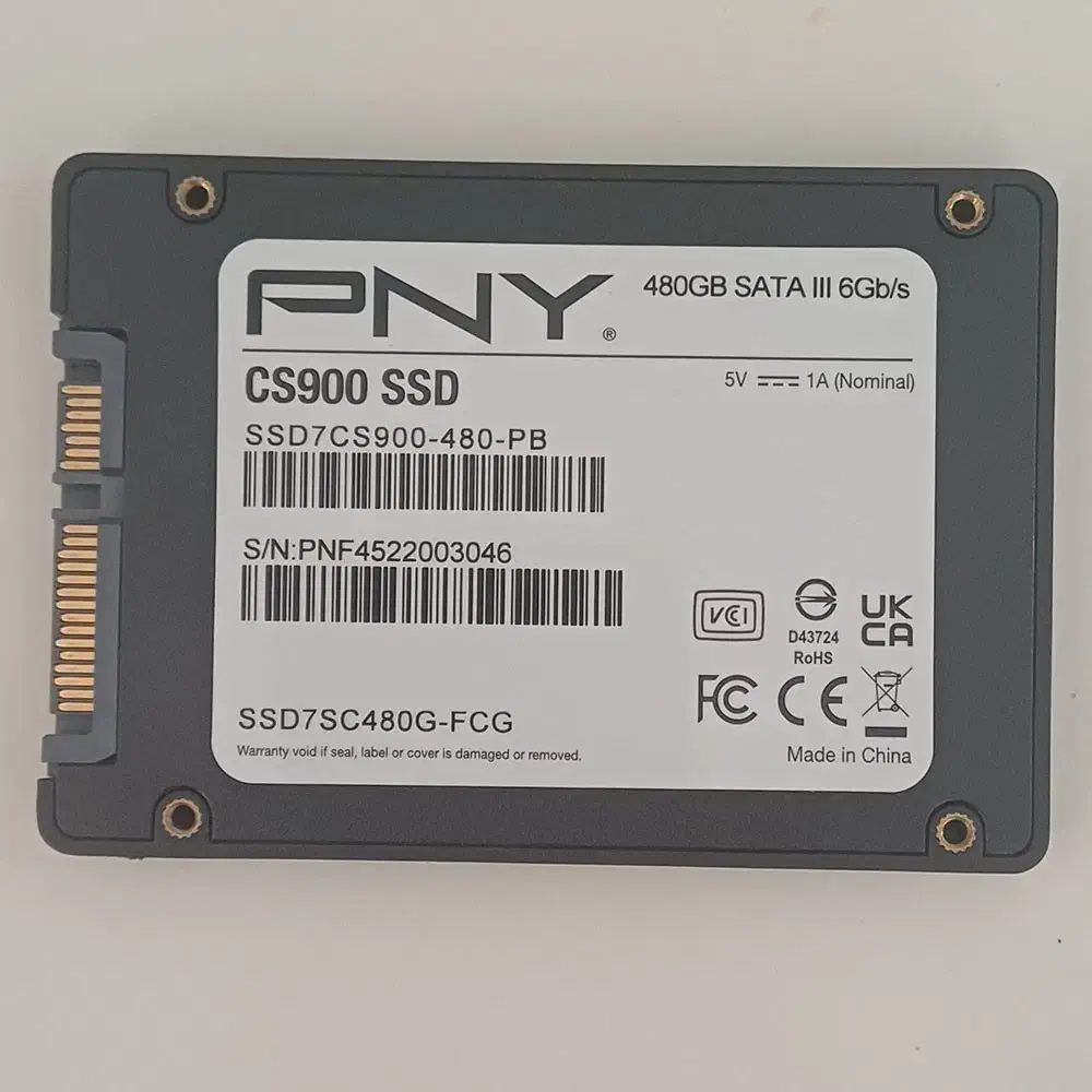 SSD 480 PNY|قطعات و لوازم جانبی رایانه|رشت, گلباغ نماز|دیوار