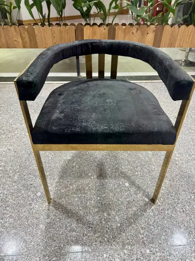 میز و صندلی استیل ۶ نفره صفحه سنگ|میز و صندلی غذاخوری|اصفهان, جلفا|دیوار