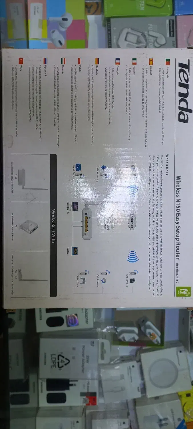 router N150 tenda روتر|مودم و تجهیزات شبکه|ری, هاشم‌آباد|دیوار
