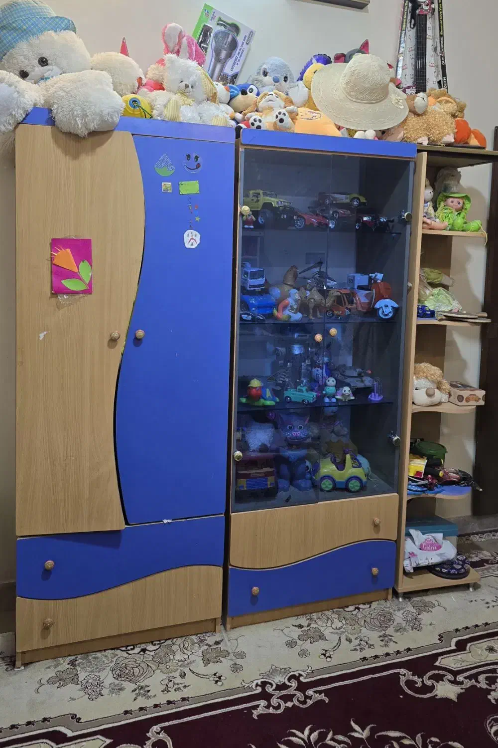 سرویس تخت و کمد نوجوان|تخت و سرویس خواب|یزد, |دیوار