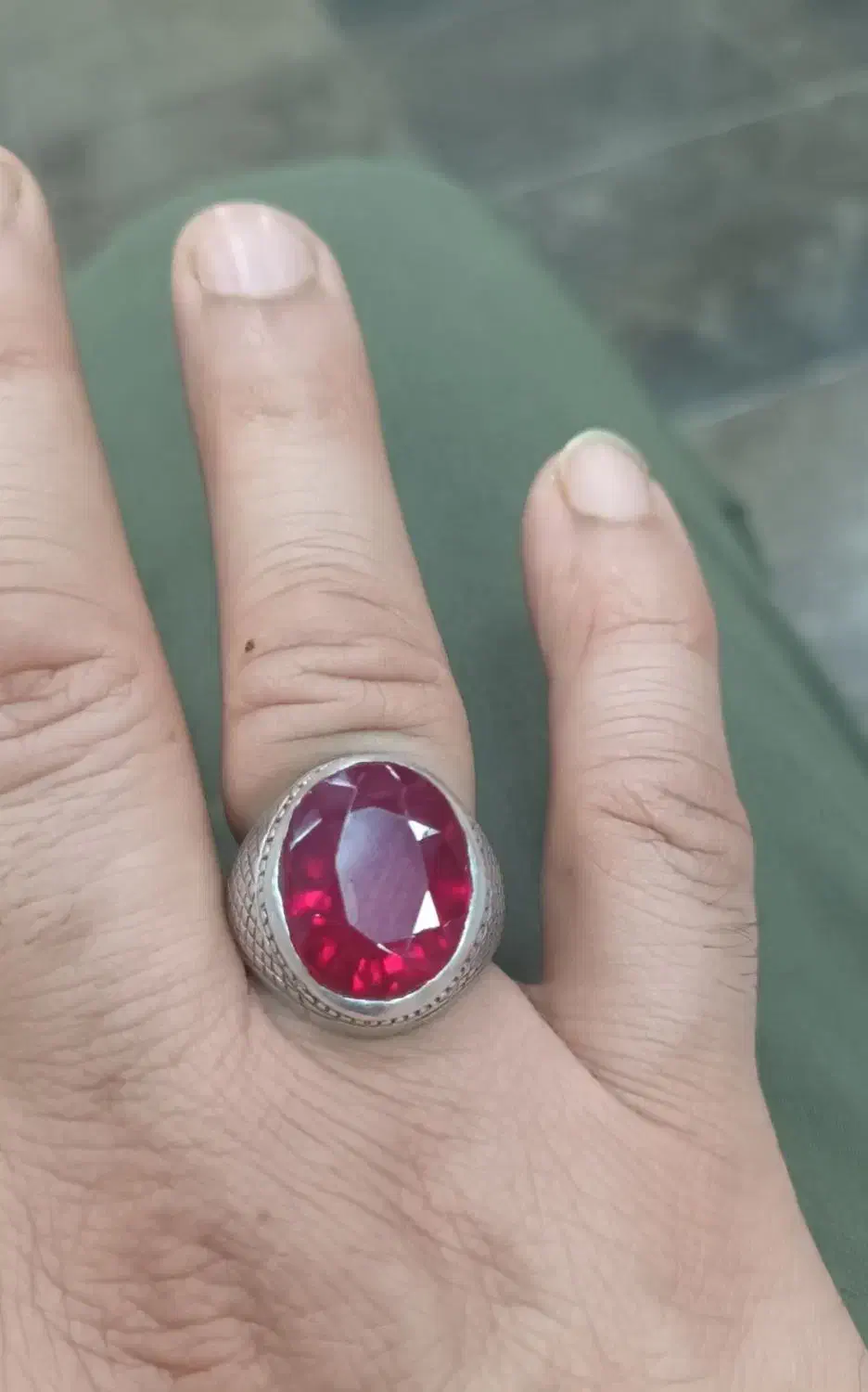 انگشتر یاقوت قرمز|جواهرات|اهواز, کمپلو جنوبی|دیوار