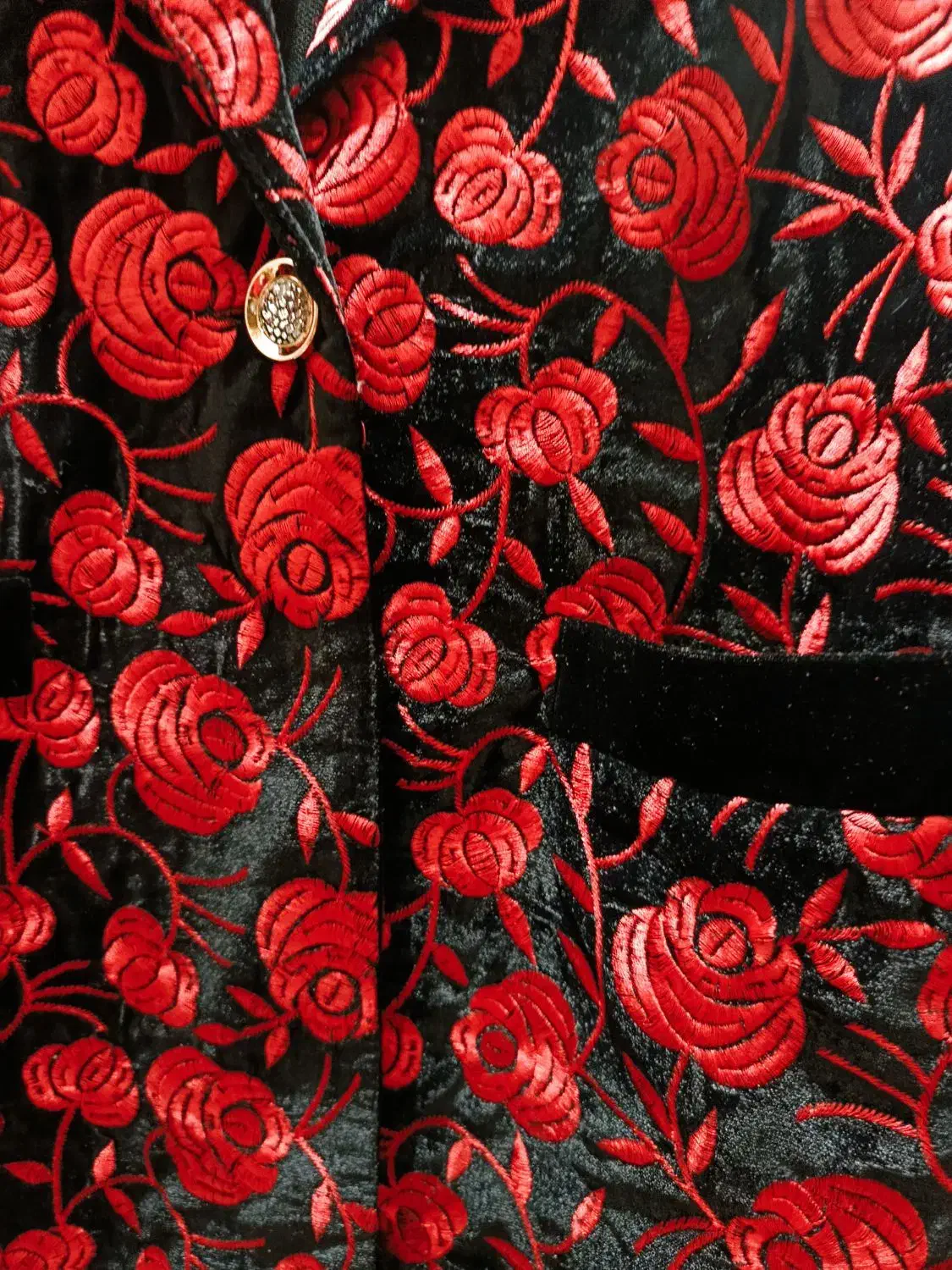 کت مجلسی مخمل سوزن دوزی|لباس|ارومیه, |دیوار