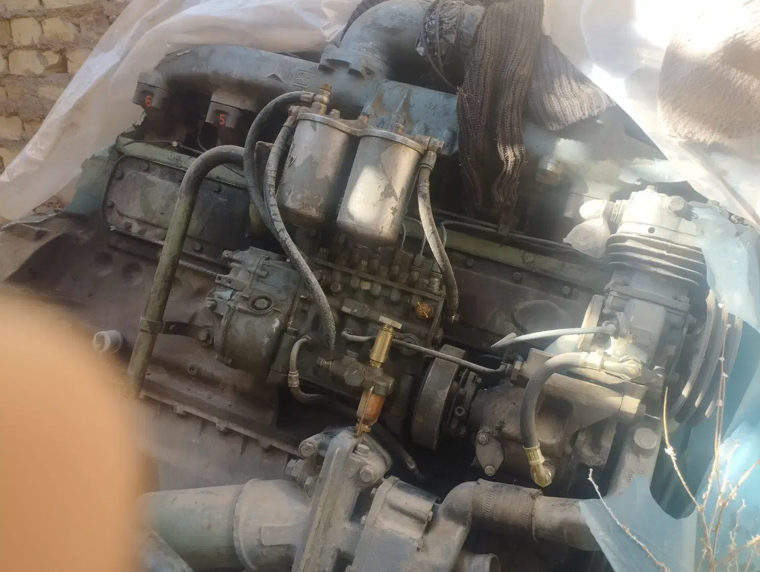 موتور بنز ده تن|خودرو سنگین|تیران, |دیوار