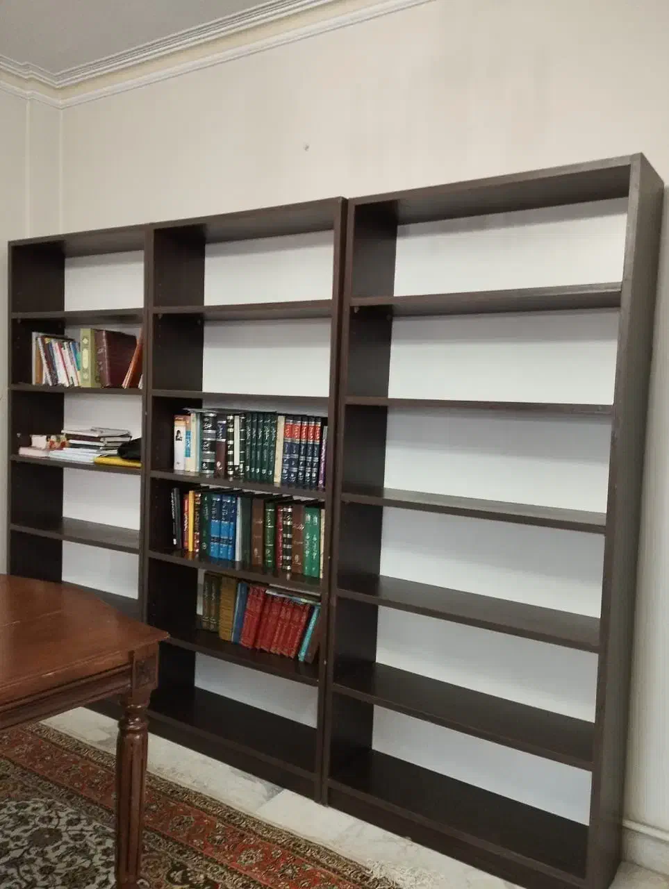 قفسه کتاب|کتابخانه، شلف، قفسه‌های دیواری|تبریز, |دیوار