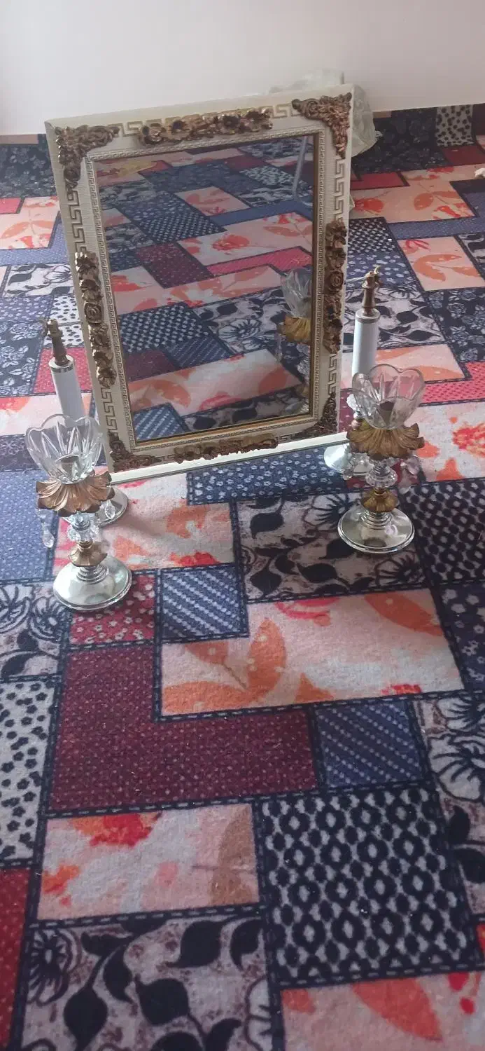 اینه وشمعدان|صنایع دستی و سایر لوازم تزئینی|مینودشت, |دیوار