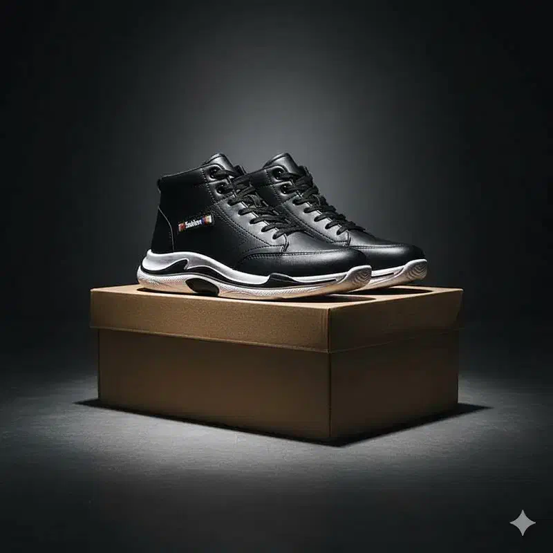 کفش ساقدار مردانه سفید و مشکی|کیف، کفش، کمربند|رشت, منظریه|دیوار