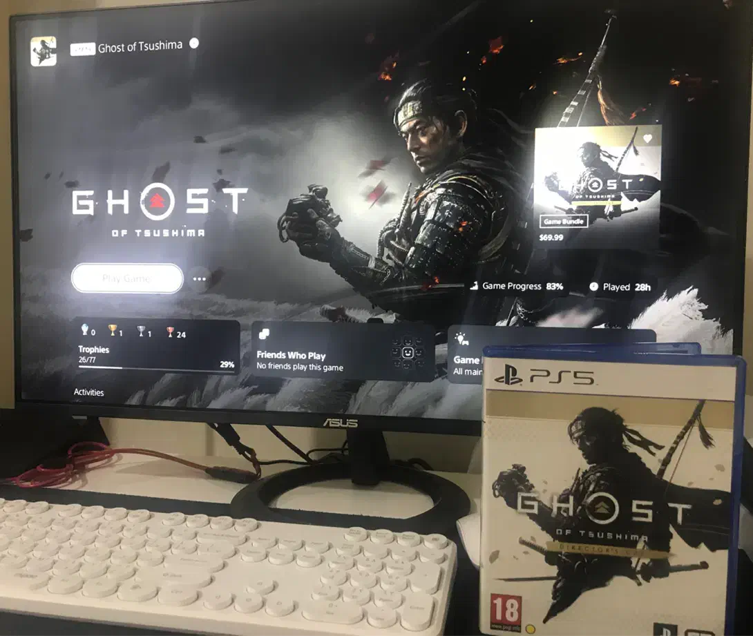 فروش دیسک بازی ghost of tsushima برای Ps5|کنسول، بازی ویدئویی و آنلاین|تهران, پونک|دیوار