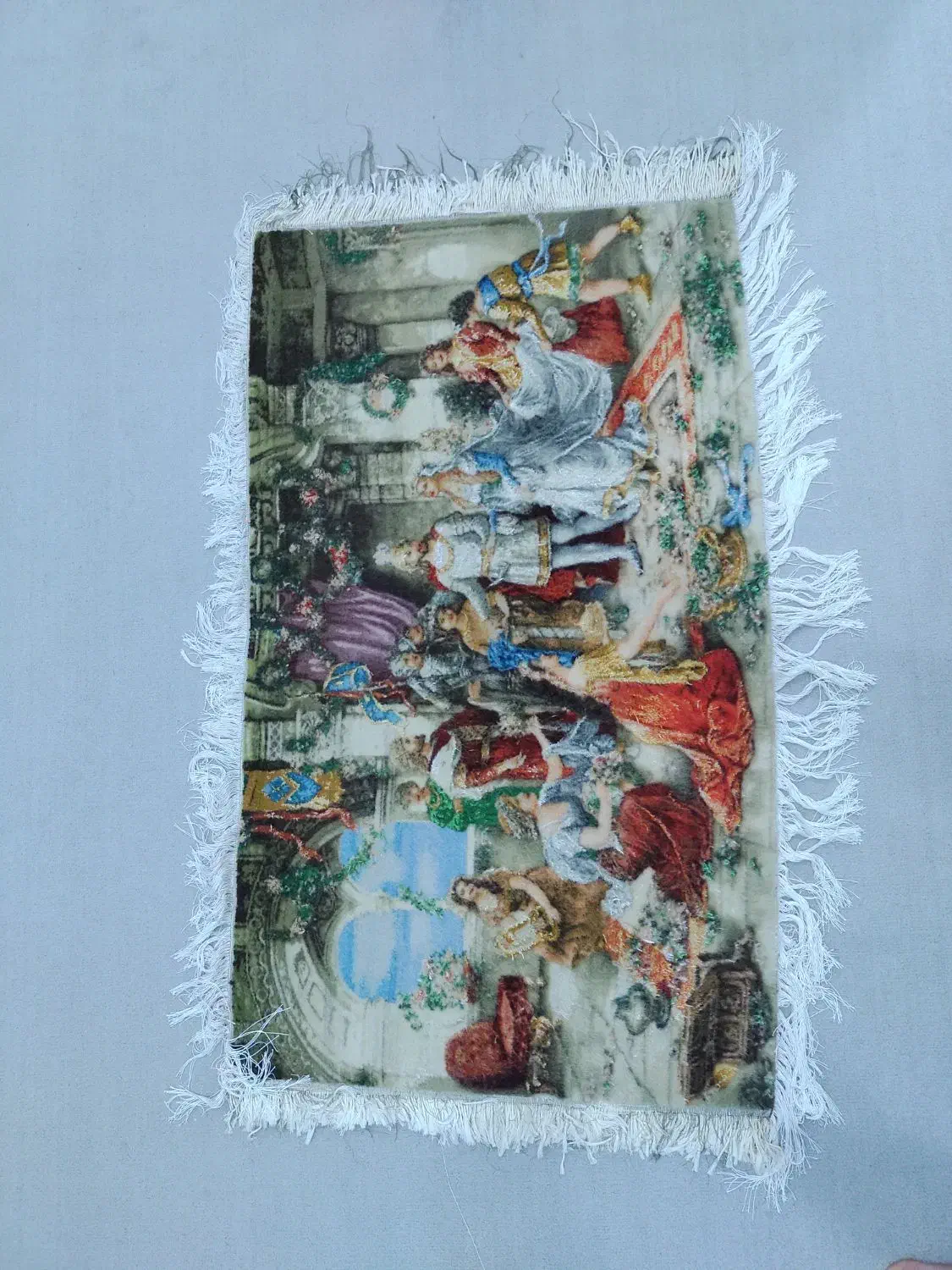 تابلو فرش دستبافت جشن امپراطوری|تابلو فرش|کرمانشاه, |دیوار