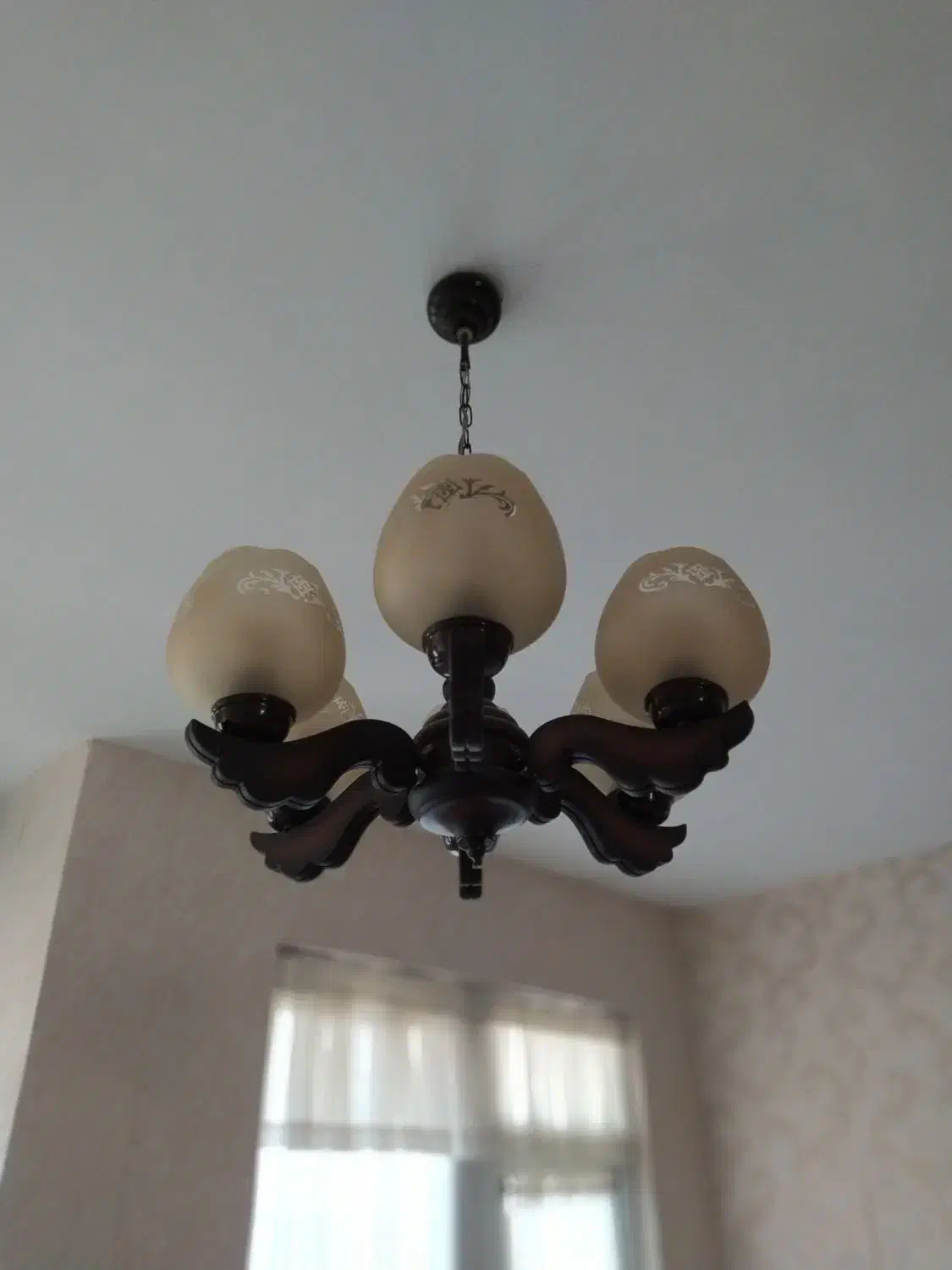 ست لوستر چوبی شیک|لوستر و چراغ آویز|کرمانشاه, |دیوار