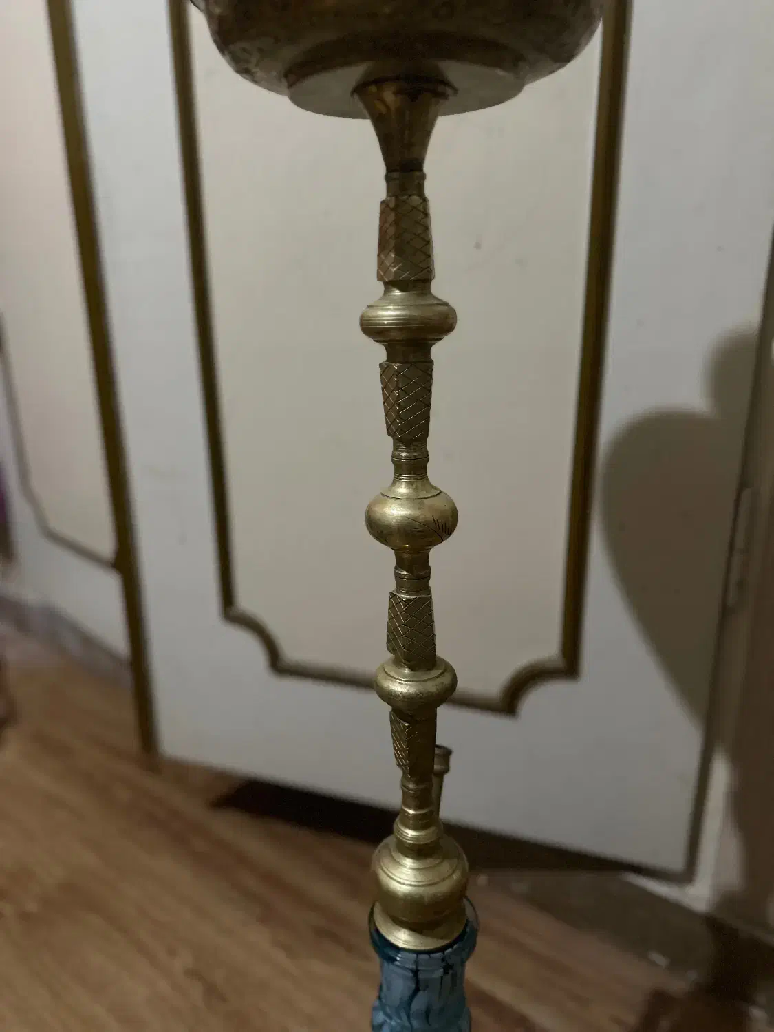 قلیون تنه برنجی ۱۰۰ سانتی|کلکسیون و سرگرمی|شیراز, عادل آباد|دیوار