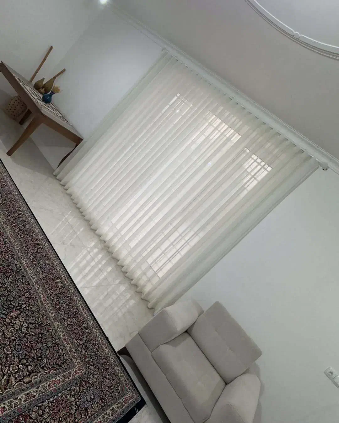 پرده مینیمالllllپانچ ذوداراyyyy|پرده، رانر، رومیزی|قم, انسجام|دیوار