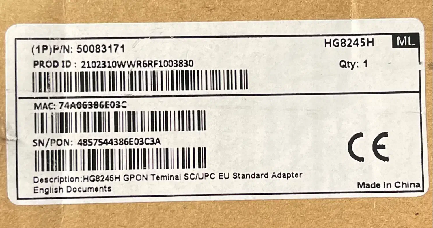 مودم فیبر نوری هوآوی|مودم و تجهیزات شبکه|گرمدره, |دیوار