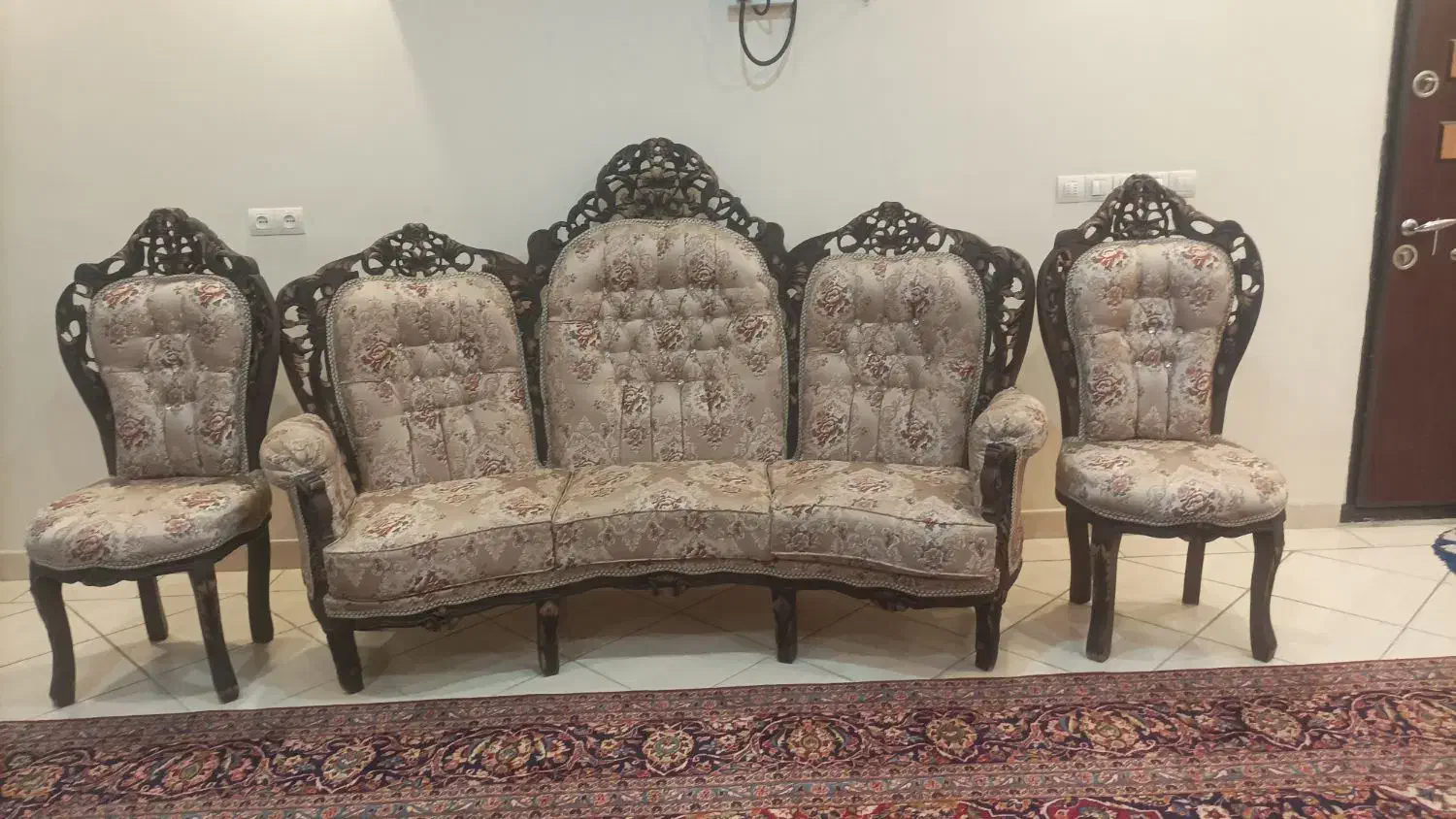 مبل سلطنتی|مبلمان خانگی و میز عسلی|دزفول, |دیوار