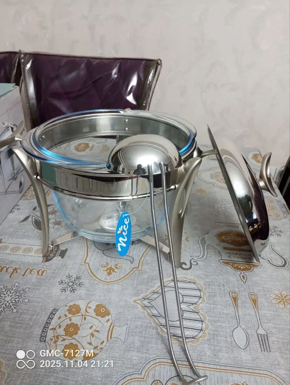 سوفله خوری پایه دار سوپ خوری تمام استیل|ظروف سرو و پذیرایی|تهران, امام زاده عبدالله|دیوار