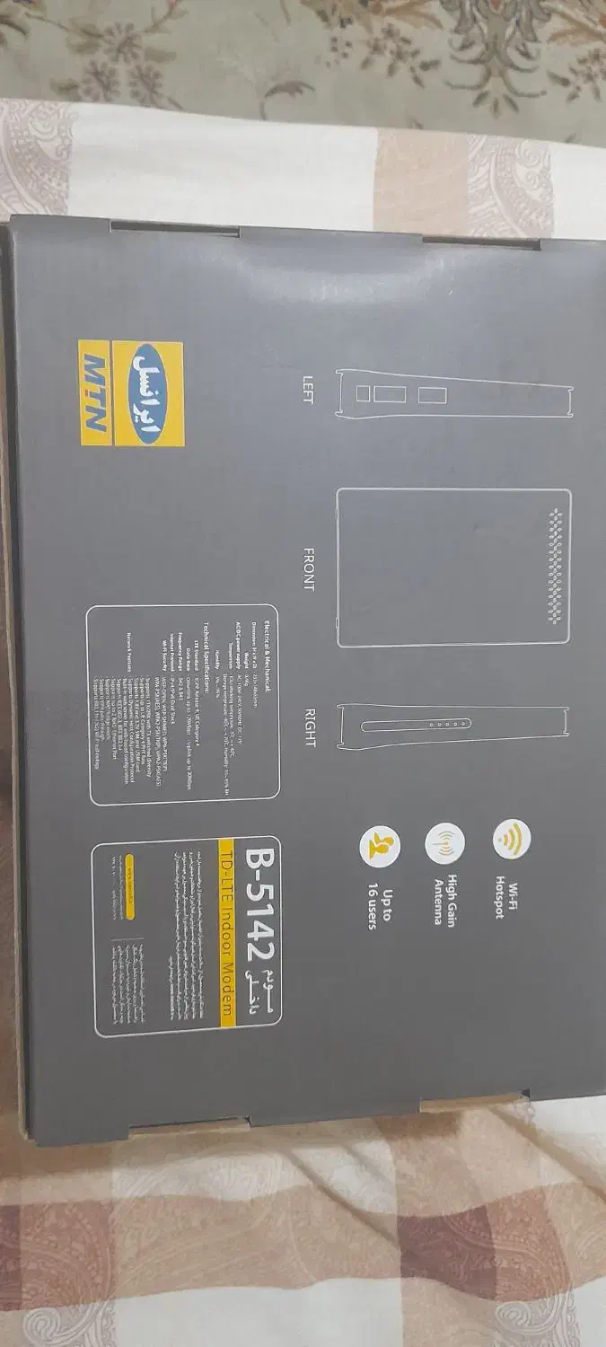 مودم ایرانسل سیم کارت خور نو|مودم و تجهیزات شبکه|شیراز, فرهنگ شهر|دیوار